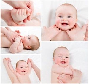 masaje infantil bebés