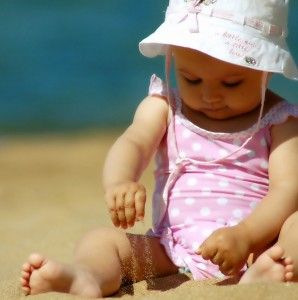 el descubrimiento del bebe en playa 