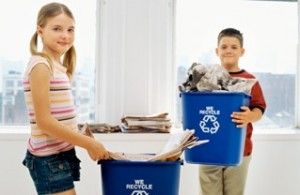 enseñar a los peques a reciclar