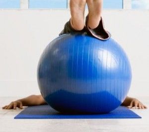 como hacer ejercicio con esfera