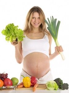 embarazada alimentación