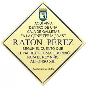 Placa casa Ratoncito Pérez